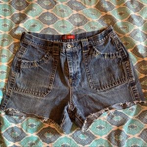 Jean shorts with cute stitching detail size 12